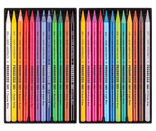 Progresso Colour Pencils Pack of 24 - Zart