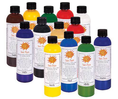 Sun Dye 13 Assorted Colours 250mL - Zart