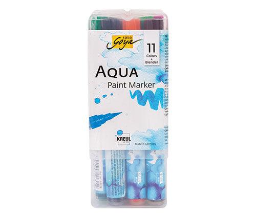 Aqua Paint Markers Coloured Pack of 12 - Zart