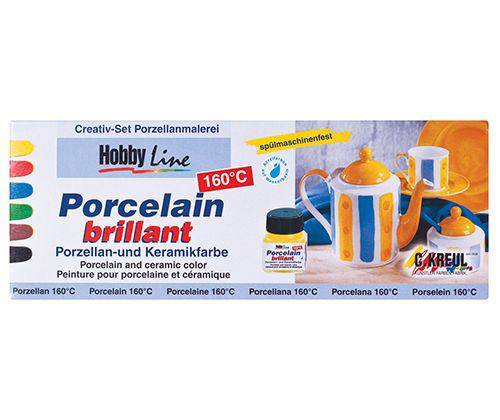 Porcelain Paint Coloured 20mL Pack of 6 - Zart