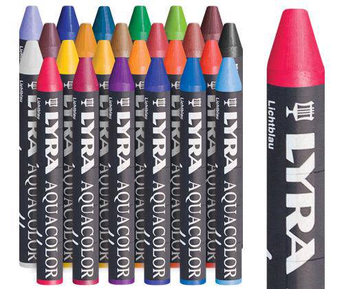 Lyra Aquacolor Coloured Crayons - Zart