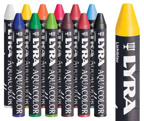 Lyra Aquacolor Coloured Crayons - Zart