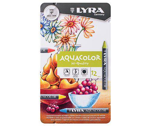 Lyra Aquacolor Coloured Crayons - Zart