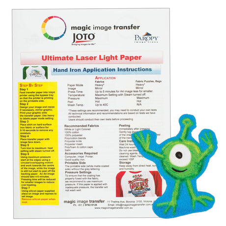 Magic Image Laser Printer Transfer Paper - Zart