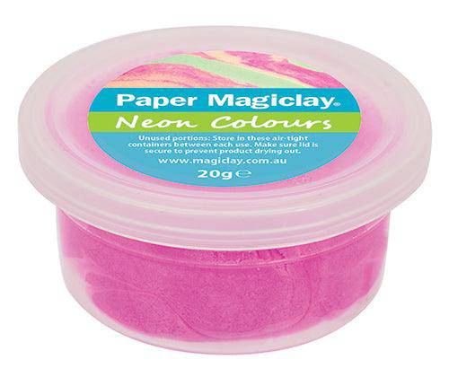 Paper Magiclay 240g Neon Colours 12 Canisters - Zart