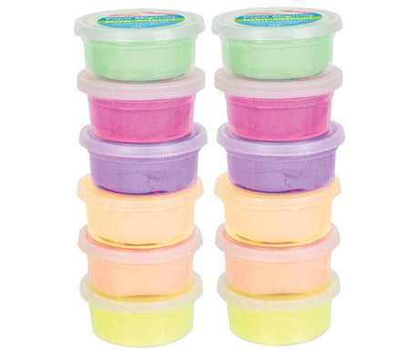 Paper Magiclay 240g Neon Colours 12 Canisters - Zart