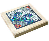 Glass Coloured Mosaic Tiles 25x25mm 1kg - Zart