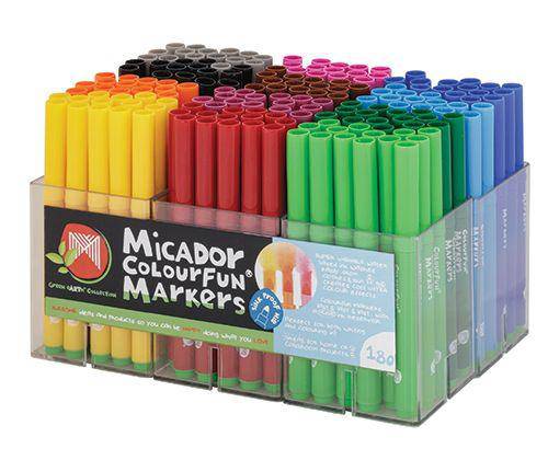 Micador Colourfun Markers Pack of 180 - Zart