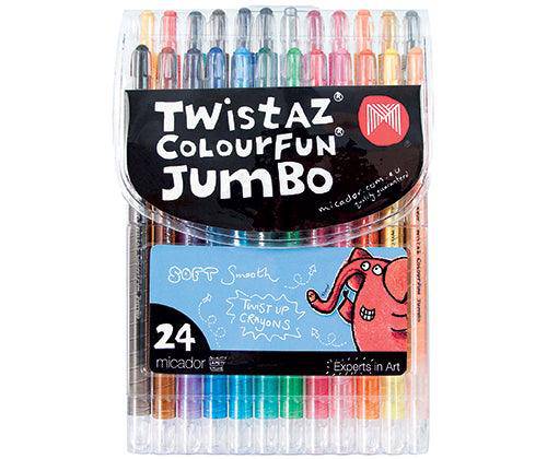 Micador Twistaz Colourfun Jumbo Crayons - Zart