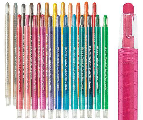 Micador Twistaz Colourfun Jumbo Crayons - Zart