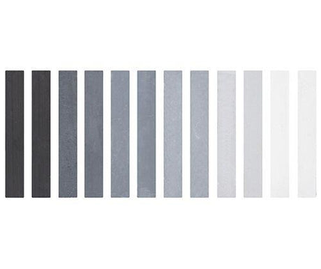 Soft Pastels Greys Pack of 12 - Zart