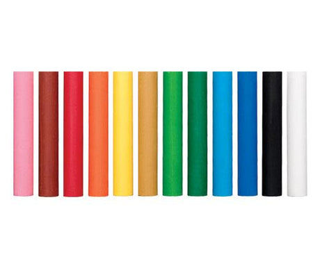 Micador Oil Pastels Standard Coloured Pack of 12 - Zart