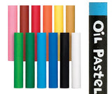 Micador Oil Pastels Standard Coloured Pack of 12 - Zart