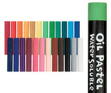 Micador Watersoluble Oil Pastels Pack of 24 - Zart