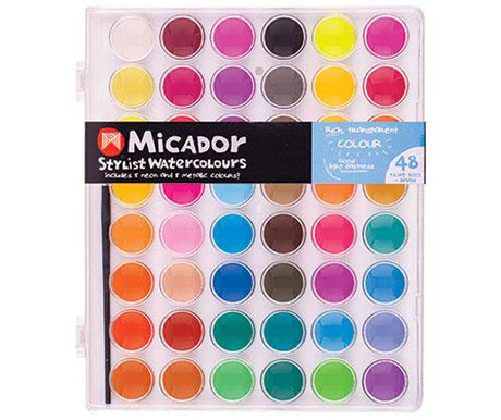 Micador Stylist Watercolours Paints - Zart