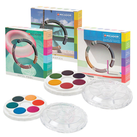 Micador Watercolour Paint Discs Designer Series - Zart