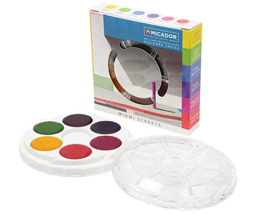 Micador Watercolour Paint Discs Designer Series - Zart