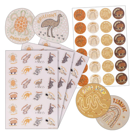 Country Connections Merit Stickers Pack of 72 - Zart