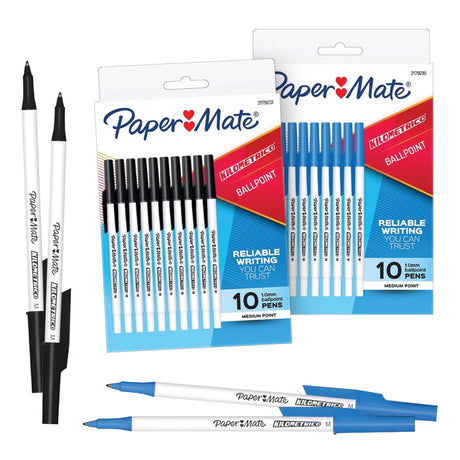 Paper Mate Kilometrico Ballpoint Pens Pack of 10 - Zart