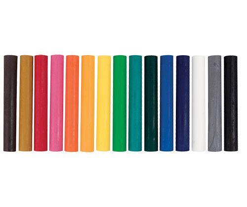 Pentel Fabric Pastels Coloured Pack of 15 - Zart