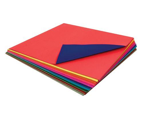 Kinder Squares 254mm Duo 5 Colours Pack of 120 Sheets - Zart