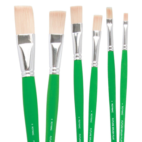 Roymac Future Flat Brushes Pack of 12 - Zart