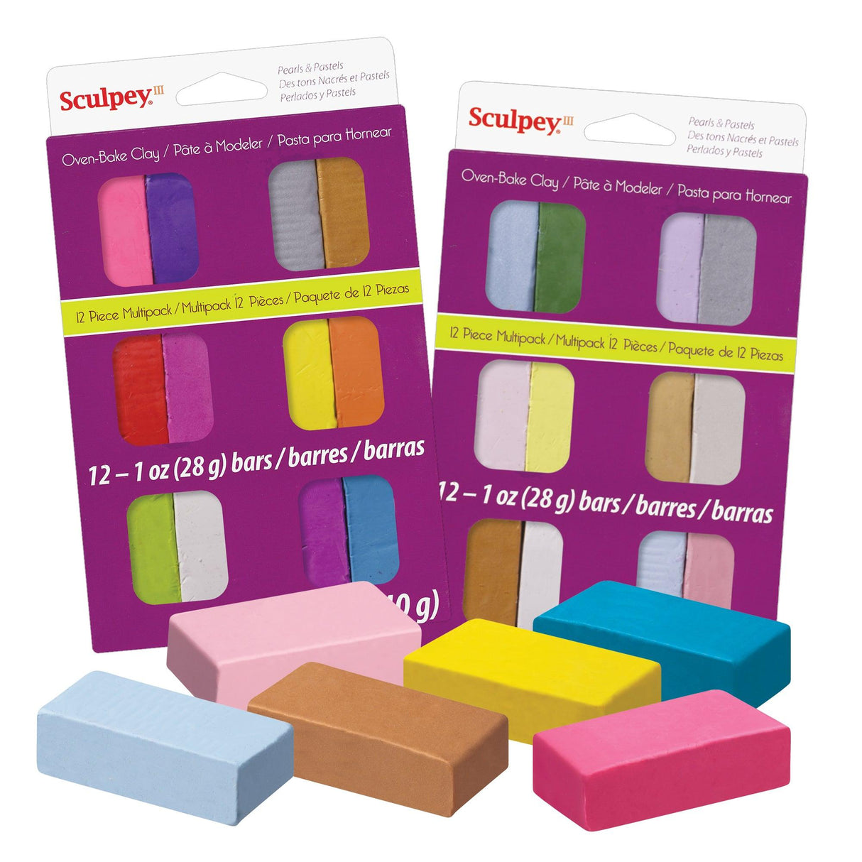 Sculpey III Polymer Clay Samplers Pack of 12 - Zart