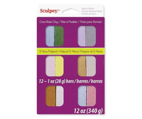 Sculpey III Polymer Clay Samplers Pack of 12 - Zart