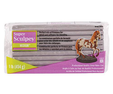 Super Sculpey 454g Grey - Zart