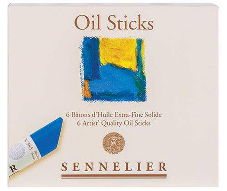 Sennelier Oil Sticks Pack of 6 - Zart