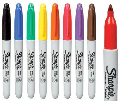 Sharpie Fine Point Permanent Markers Pack of 8 - Zart