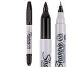 Sharpie Twin Tip Permanent Marker Black - Zart