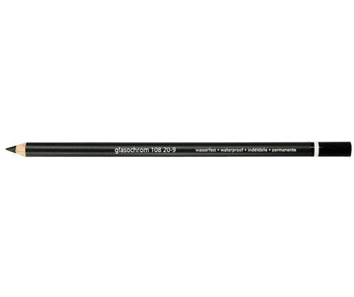 Glasochrom Pencils Black Pack of 12 - Zart