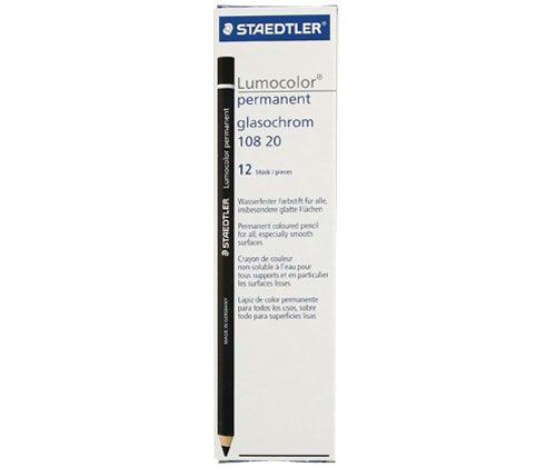 Glasochrom Pencils Black Pack of 12 - Zart