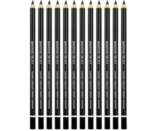 Glasochrom Pencils Black Pack of 12 - Zart