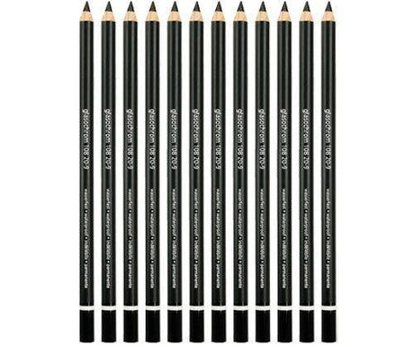 Glasochrom Pencils Black Pack of 12 - Zart