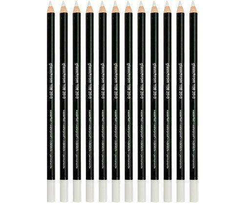 Glasochrom Pencils White Pack of 12 - Zart