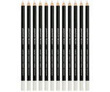 Glasochrom Pencils White Pack of 12 - Zart