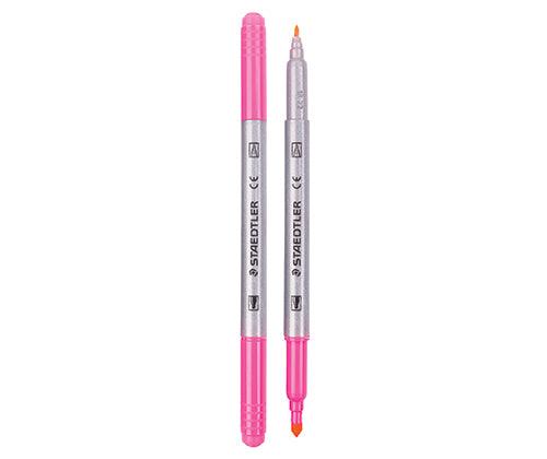 Staedtler Double-Ended Fibre Tip Coloured Pens - Zart