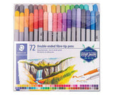 Staedtler Double-Ended Fibre Tip Coloured Pens - Zart