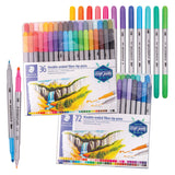 Staedtler Double-Ended Fibre Tip Coloured Pens - Zart