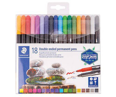 Staedtler Double-Ended Permanent Pens - Zart