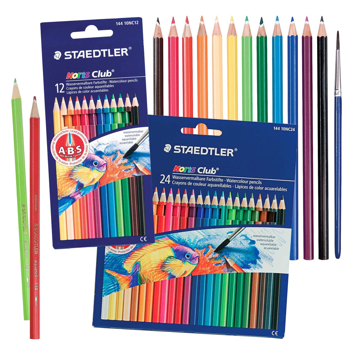 Staedtler Aquarell Coloured Pencils - Zart