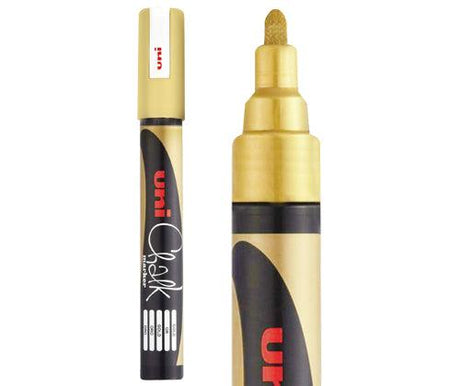 Uni Chalk Metallic Markers Bullet Nib - Zart