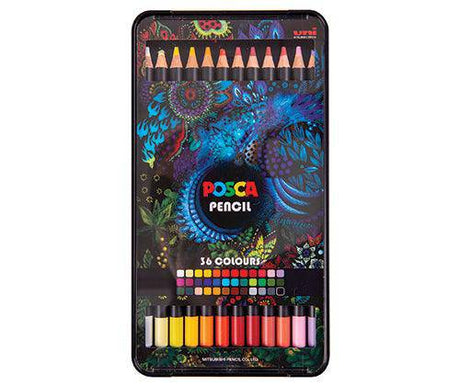 POSCA Coloured Pencils Pack of 36 - Zart