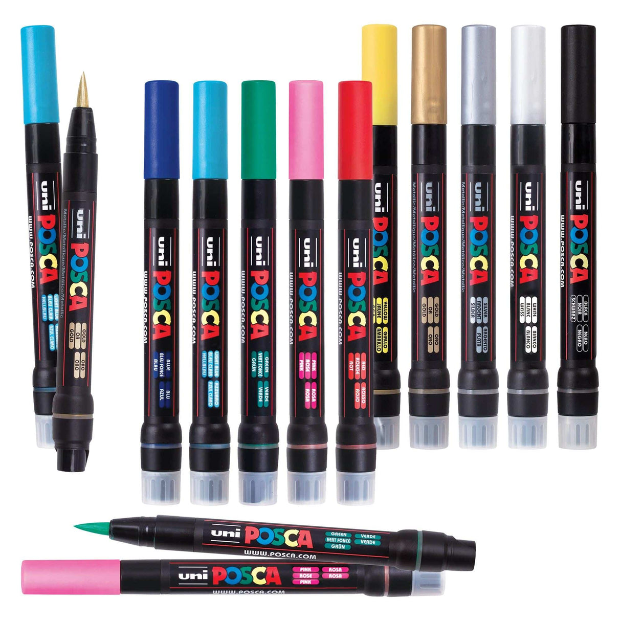 POSCA Brush Tip Markers PCF-350 - Zart