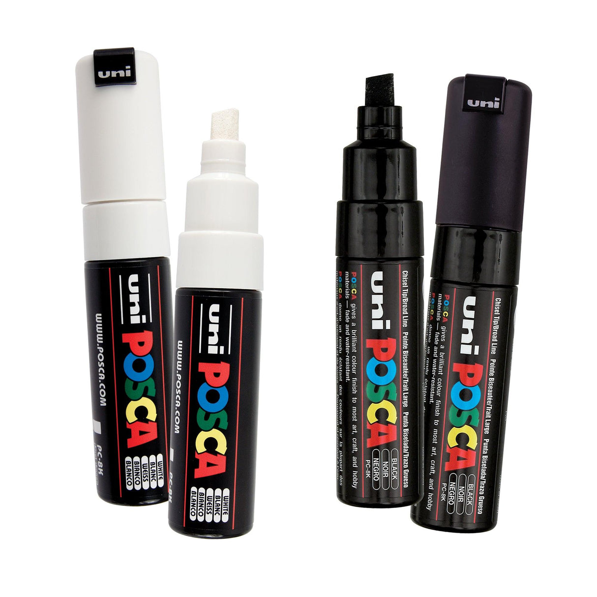 POSCA Chisel Markers PC-8K - Zart