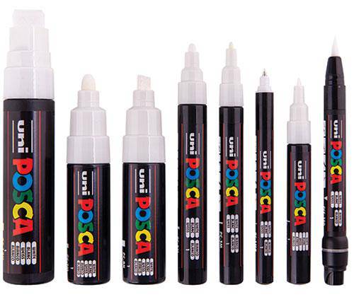 POSCA Markers Assorted Tips Pack of 8 - Zart