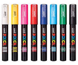 POSCA Marker PC-1M Fine Coloured Pack of 8 - Zart