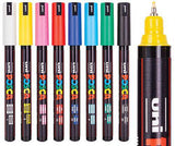 POSCA Marker PC-1MR Ultra Fine Coloured Pack of 8 - Zart